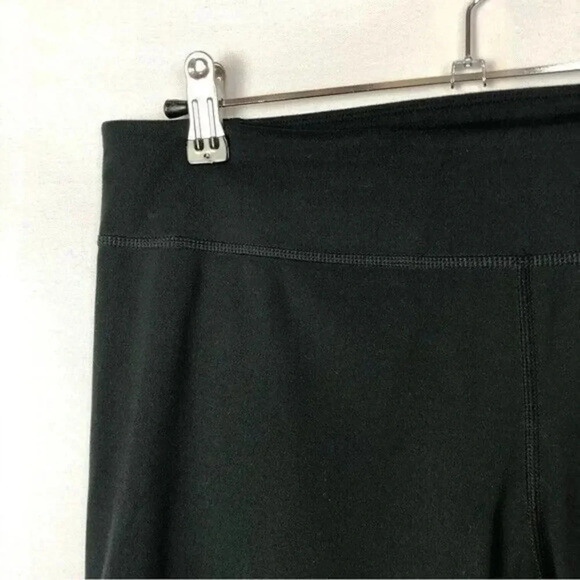 Under Armour Black Mid Rise Compression Athletic Leggings L - Picture 3 of 3